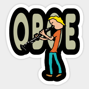 Oboe Sticker